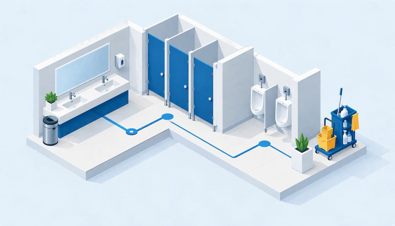 Commercial Restroom Cleaning: What a Proper Service Covers